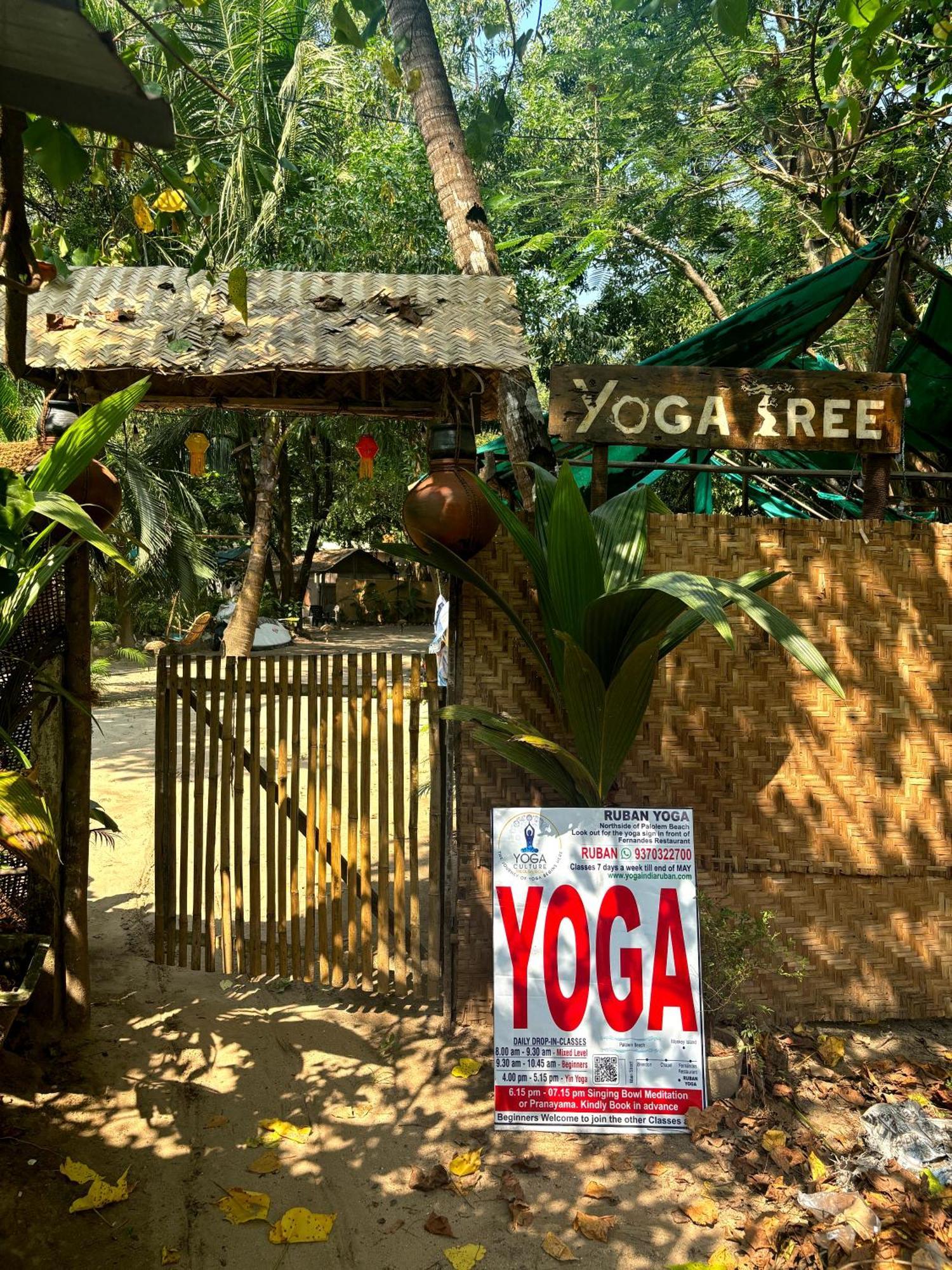 Ruban Yoga Hotel Palolem Exterior foto